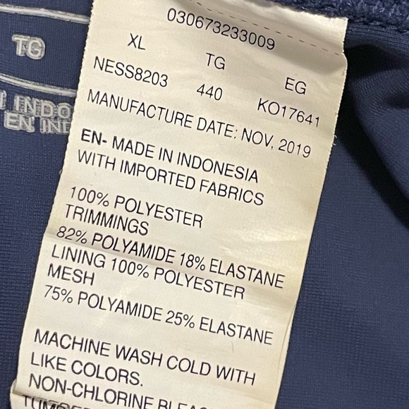 Nike Navy Blue Athletic Running Skirt Size XL - Picture 4 of 6